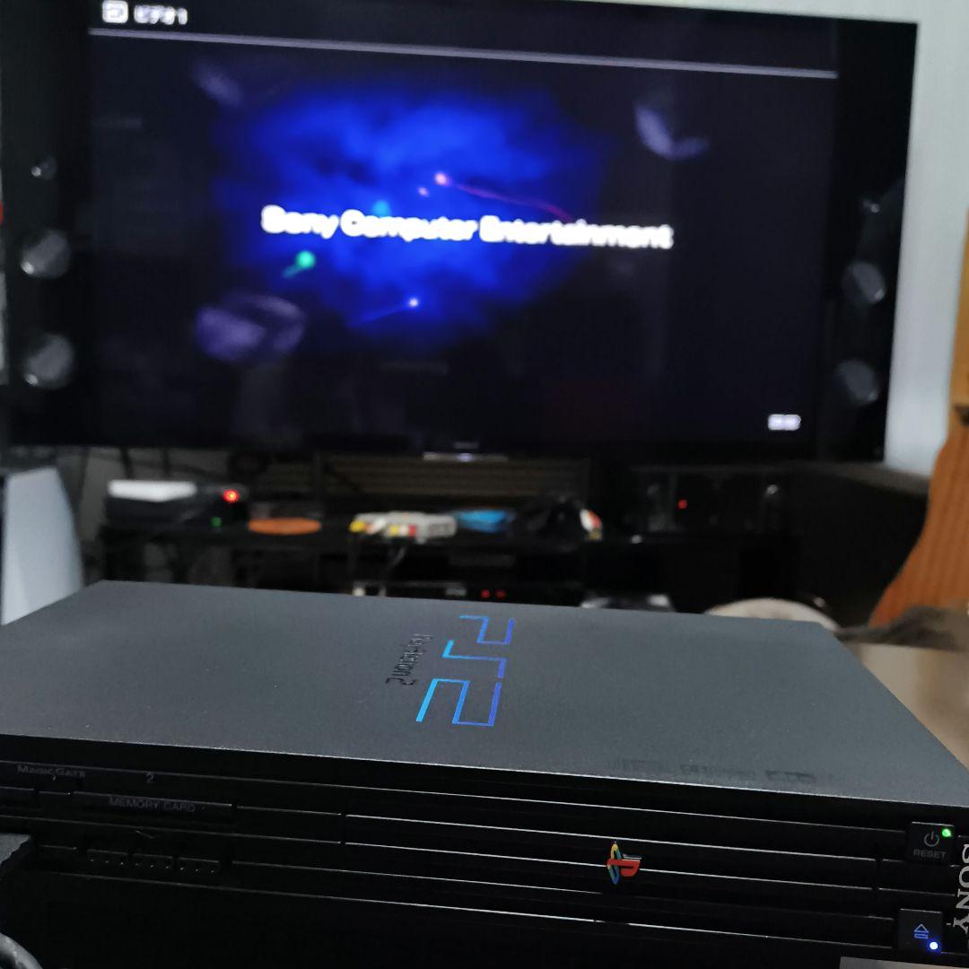 【箱と説明書付き】SONY PlayStation2本体 SCPH-30000