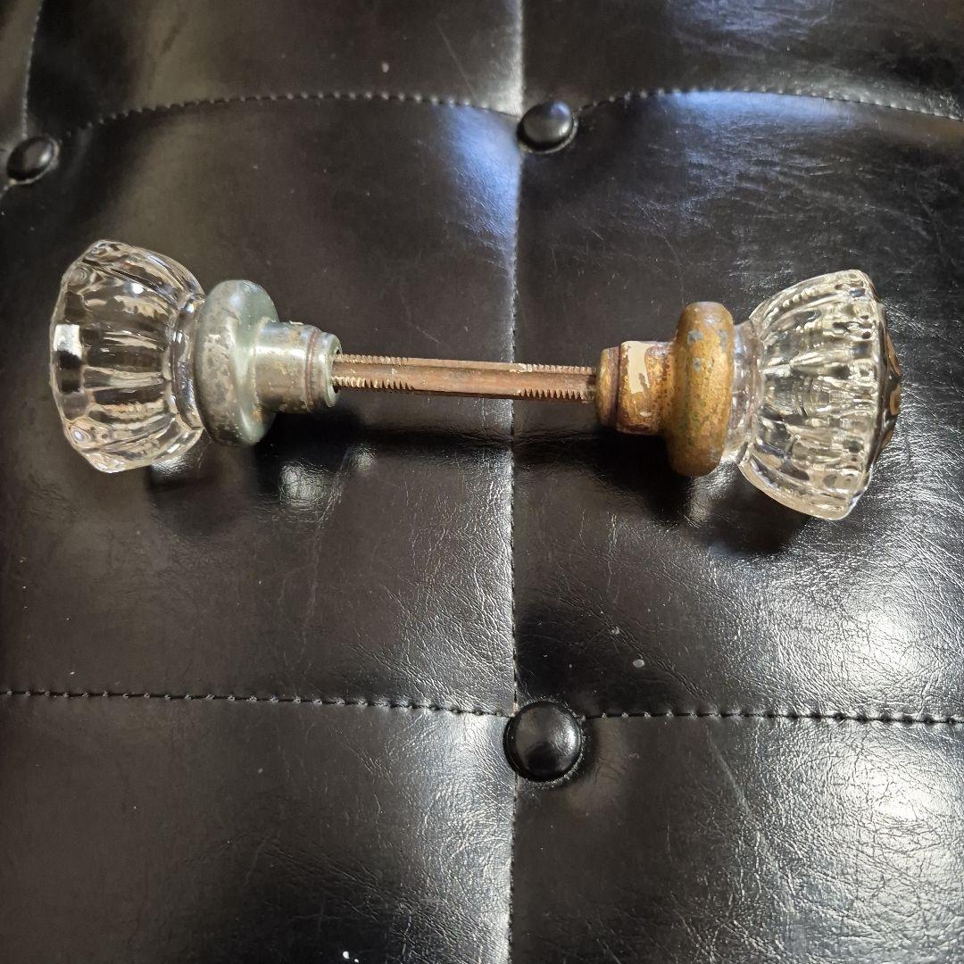アンティーク ガラス ドアノブ - メルカリ