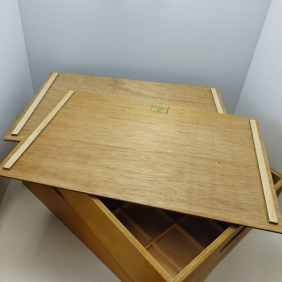 木箱 コレクション箱 岩石 石アート 化石 作品 陶器 収納 収集 整理 箱