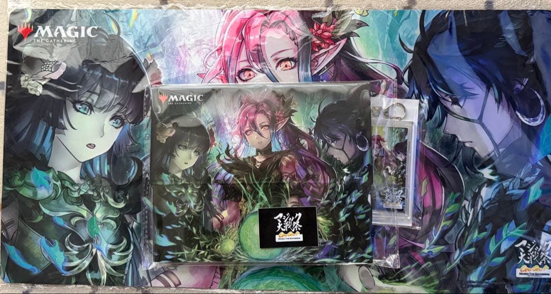 mtg ラノワールのエルフ プレイマットセット トレーディングカード
