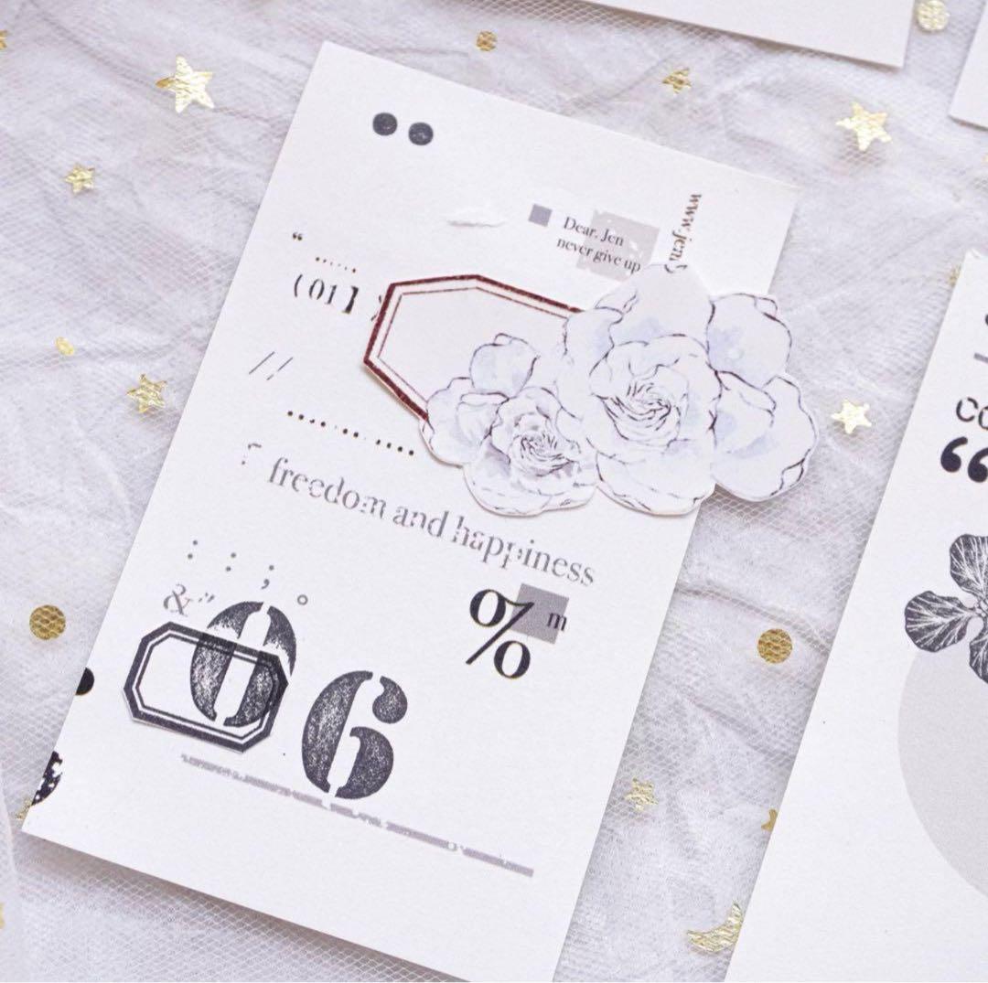 新品 枠素材のおすそ分け コラージュベース素材 5種 100頁 160枚