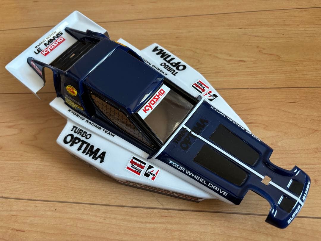 【新品！ホイール付き！】京商 ターボオプティマ ボディ＆ブルーホイール！
