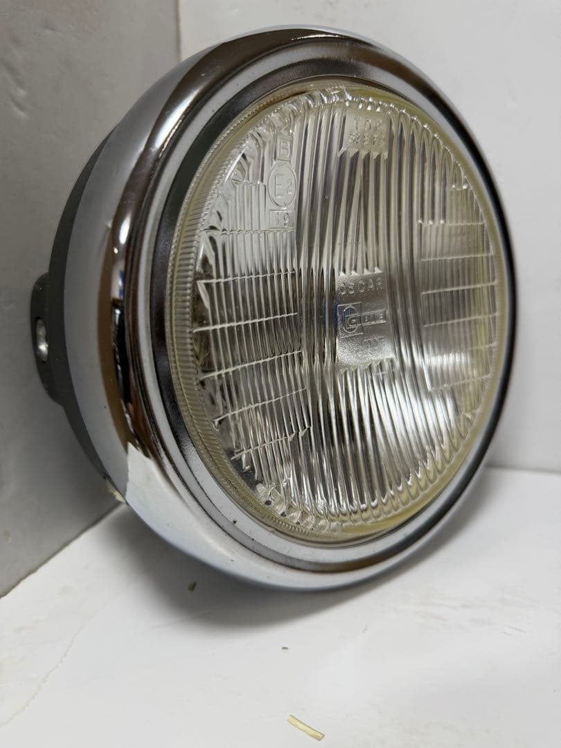 当時物 シビエ 凹み ヘッドライト CIBIE スーパーオスカー マーシャル