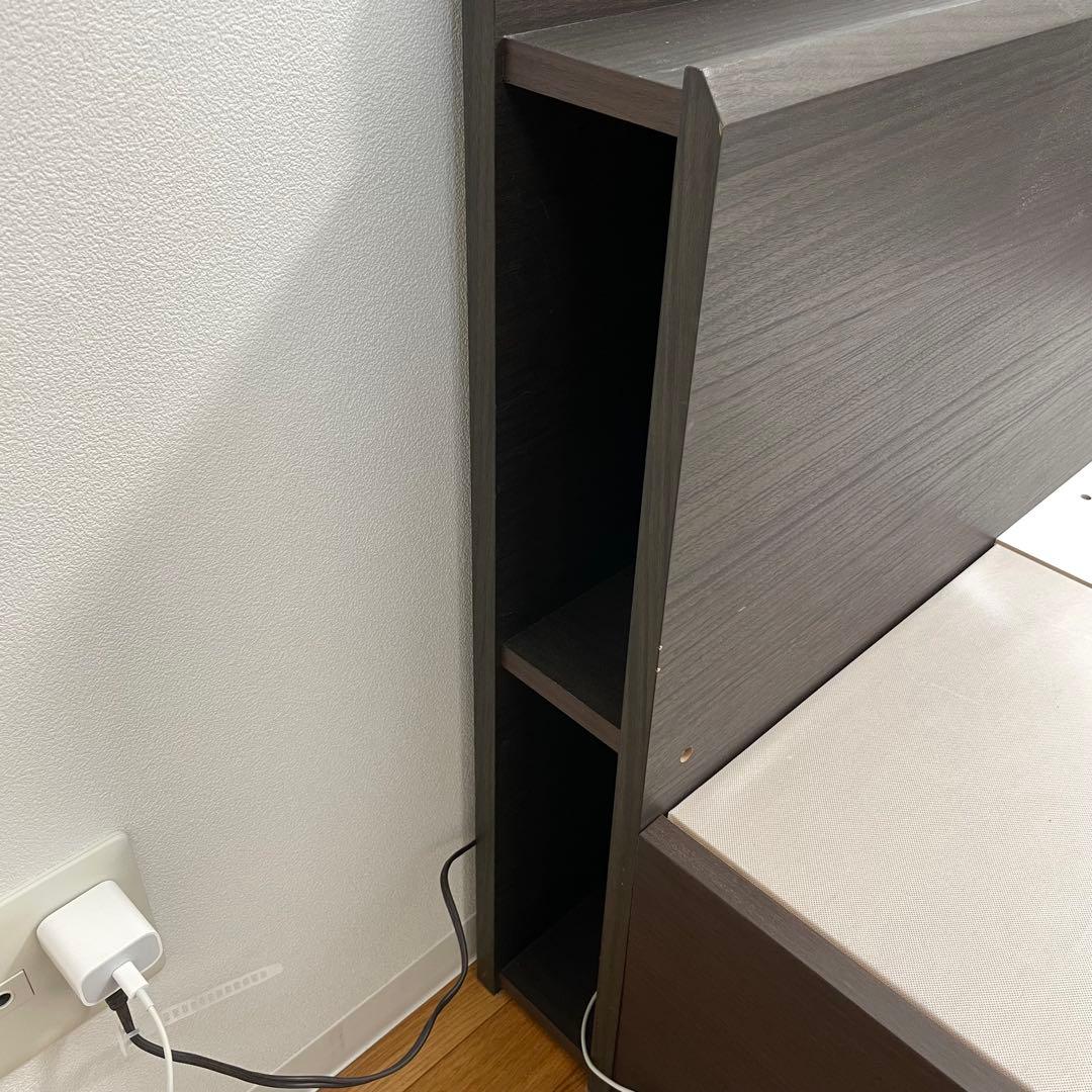 【送料込み】ニトリ　シングルベッドフレーム　カイト2 深型