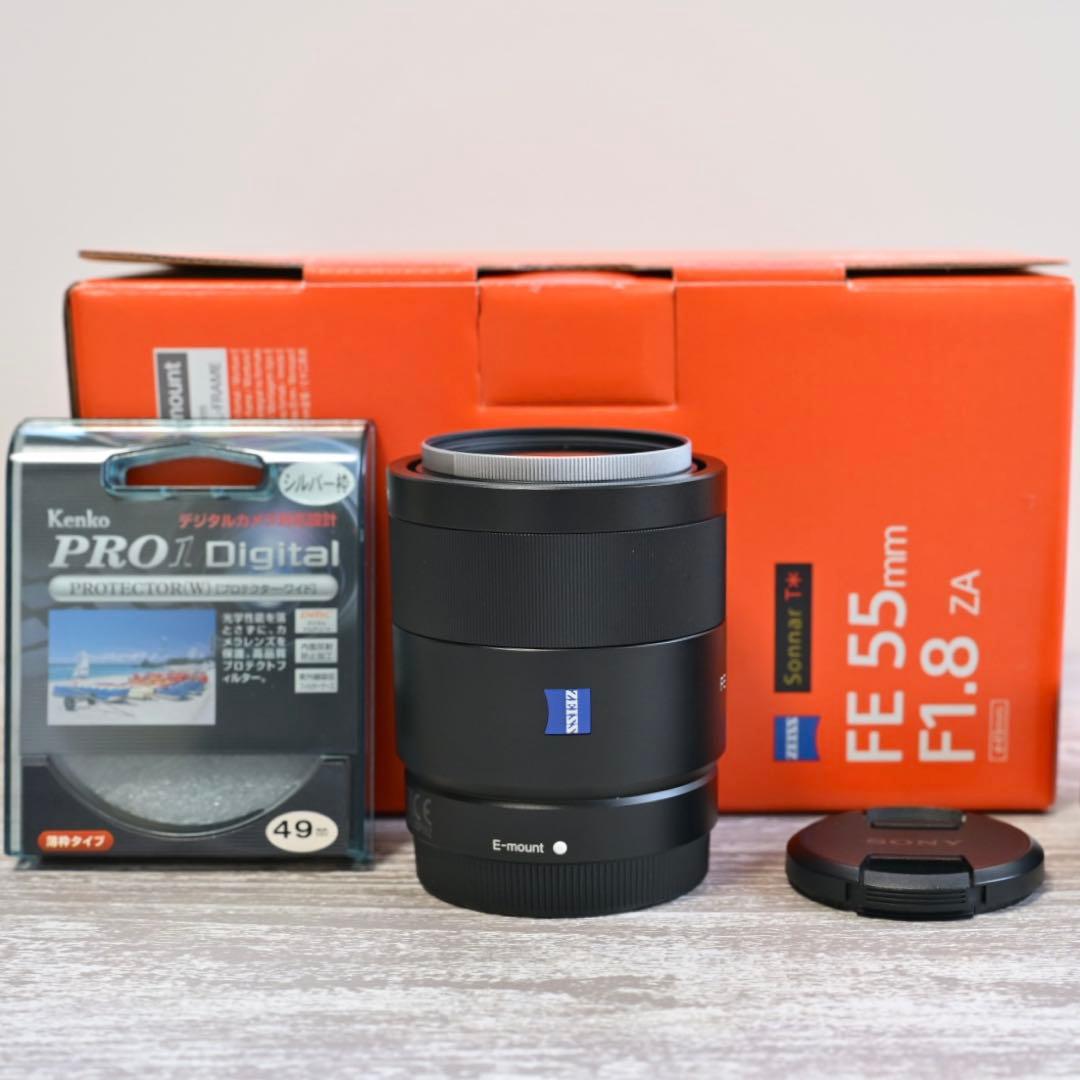 【美品】SONY Sonnar T* FE 55mm F1.8 ZA Amazon.com : SONY 55mm F1.8 Sonnar T FE ZA Full Frame Lens - Fixed