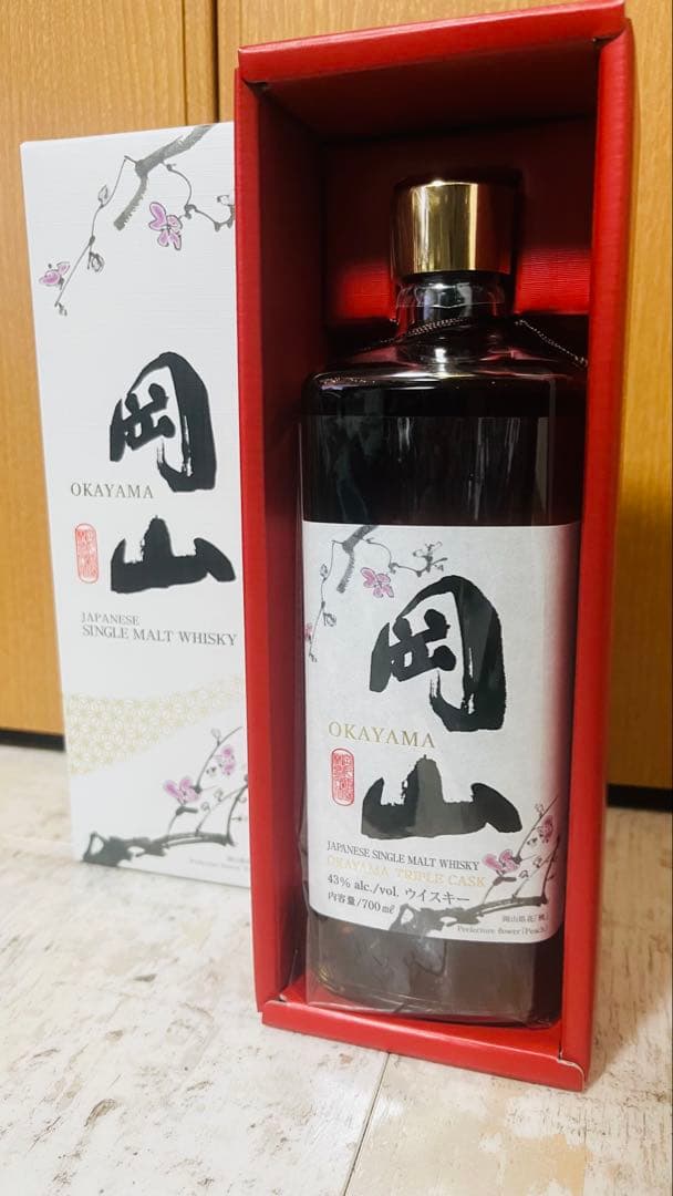 OKAYAMA シングルモルトウイスキー 700ml 43% 『岡山』 シングルモルトウイスキー 岡山 トリプルカスク 700ml
