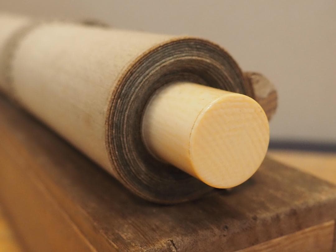 森寛斎自筆『月に杜鵑図』掛軸（極箱）