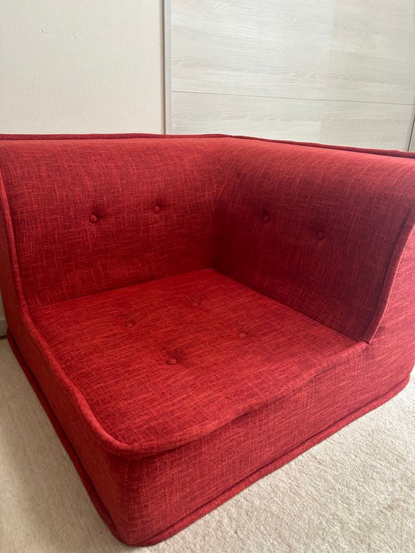 Yogibo Modju Corner ヨギボー　モジュ　コーナー　赤　ソファ