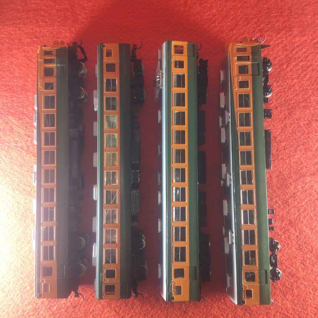 165系、4両セット、動作確認済み、MPギヤ仕様、電気機関車、HOゲージ