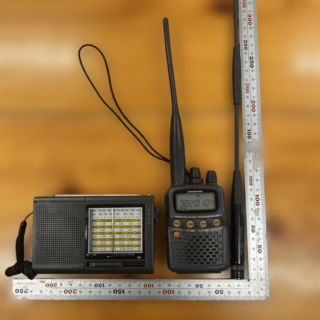 YAESU VR-120 広帯域ハンディ受信機 スタンダード エアバンド