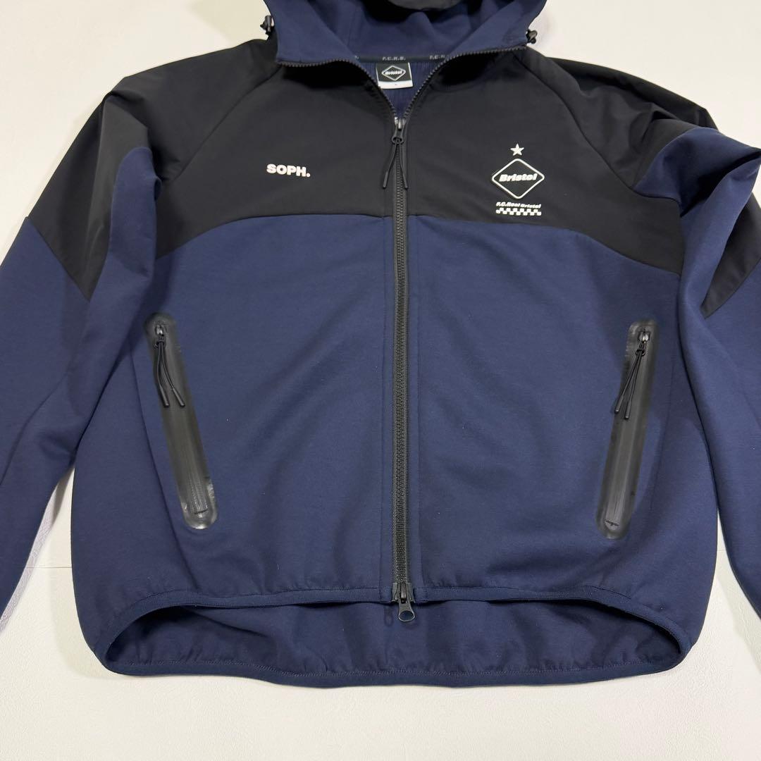 FCRB ベンチレーションフーディパーカー スウェット ネイビー S