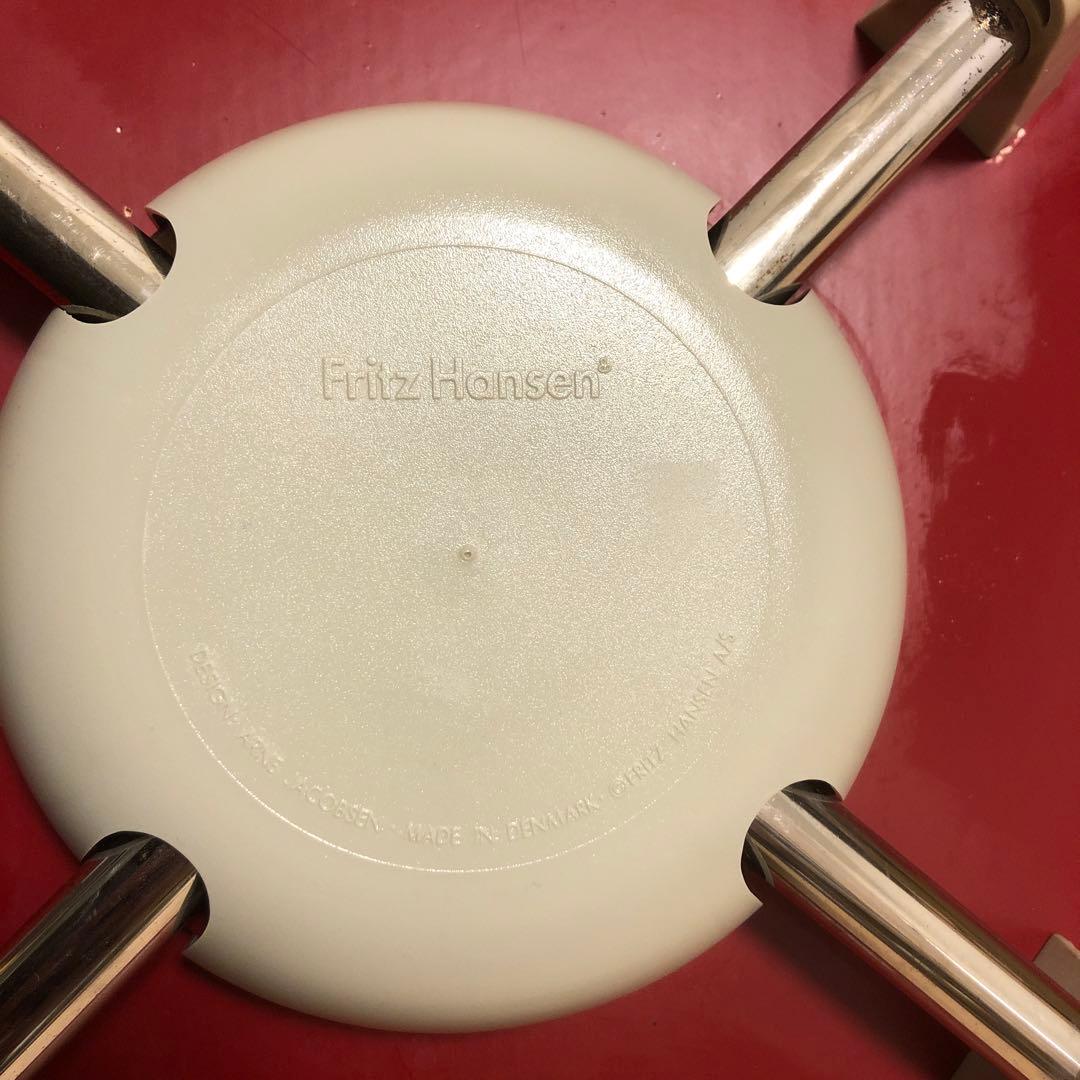 アントチェア フリッツハンセンFritz Hansen 廃番色希少レッド 椅子