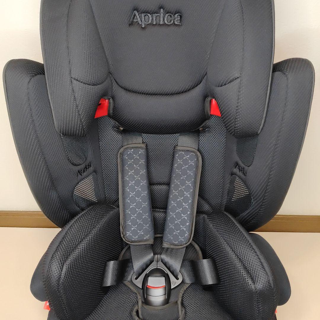 美品　付属品完備　アップリカ　エアグルーヴ プラス　ジュニアシート　ブラック