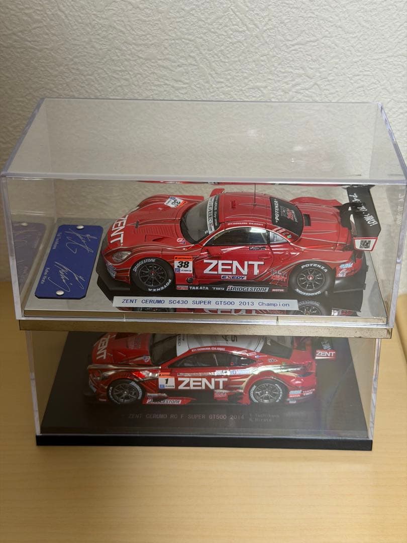 ミニカー ZENT CERUMO SC430/RC-F