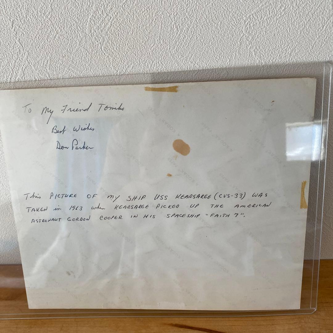 【激・レア】☆1963年『NASA』戦艦写真☆ゴードン・クーパー☆