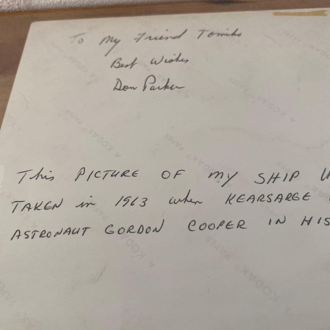 【激・レア】☆1963年『NASA』戦艦写真☆ゴードン・クーパー☆