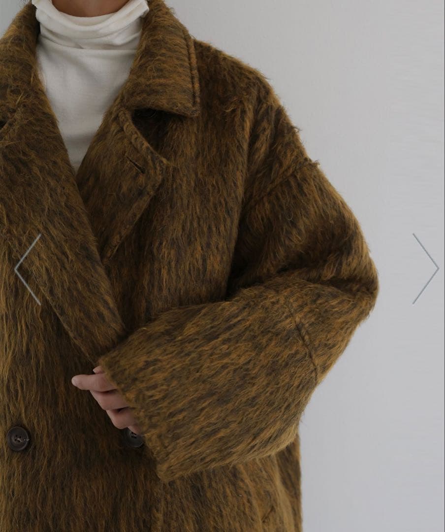 hellam チェスターコート マスタード