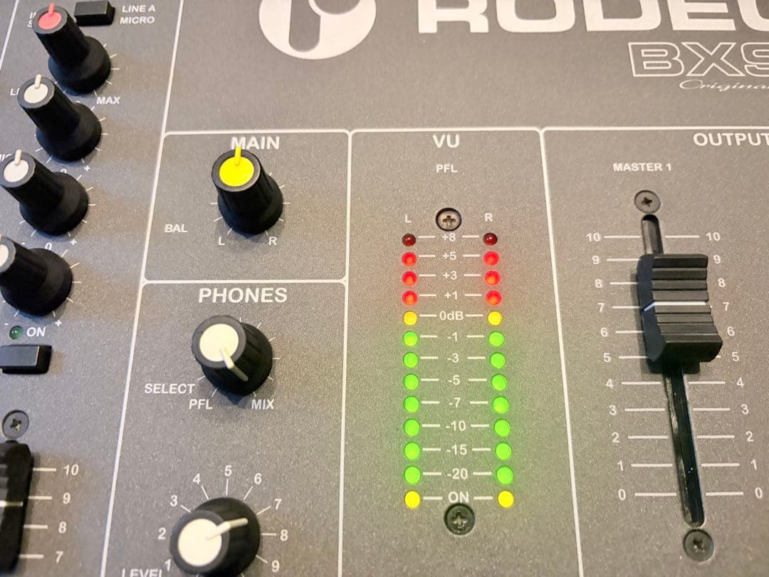 RODEC BX-9 希少DJミキサー ベルギー製 美品 極太サウンド