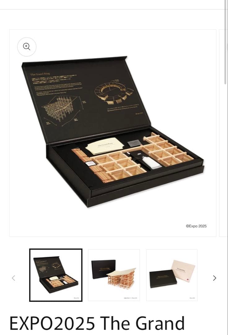 万博】EXPO2025 The Grand Ring 木製工作キット - メルカリ
