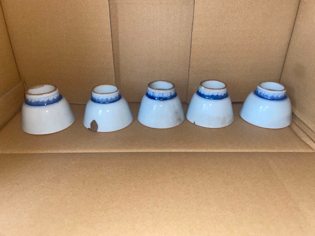 清風 煎茶碗 染付 白磁 清風与平 清風与平のYahoo!オークション(旧