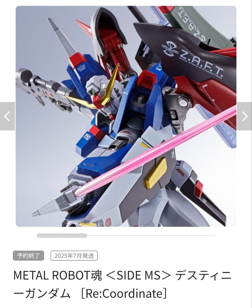 METAL ROBOT魂 デスティニーガンダム Re:Coordinate