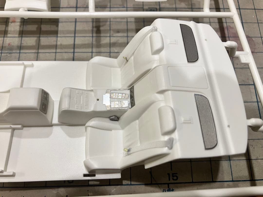 塗装済み 7分完成品 フジミ製 1/24 レクサス LS600hL OPホイール