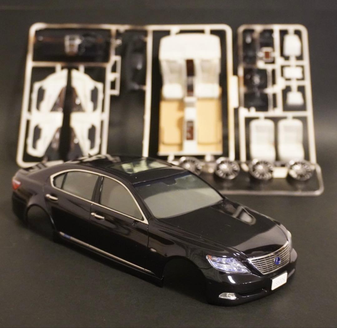 塗装済み 7分完成品 フジミ製 1/24 レクサス LS600hL OPホイール