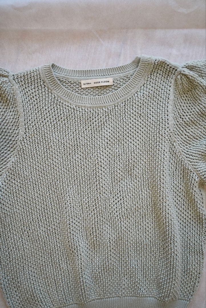 soor ploom MIMI KNIT TOP moonstone