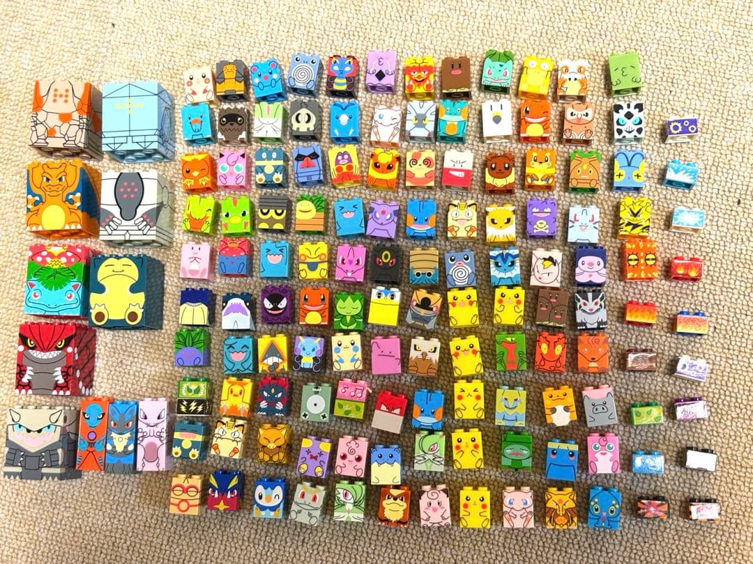 ポケモン　メガブロック　140種類　被りなし　まとめ売り　希少