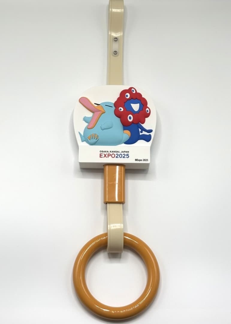 ミャクミャク イコちゃん 大阪・関西万博ラッピング環状線 つり革