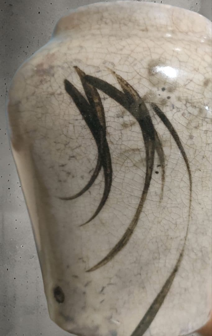 マ*サ様 李朝鉄絵 小壺 時代物 骨董 朝鮮美術 美術品・アンティーク