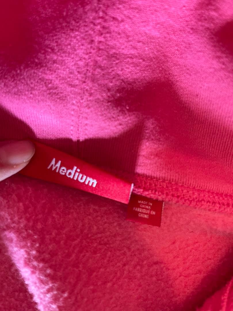 トップス supreme BigLogo Zip Up Hooded Sweatshirt