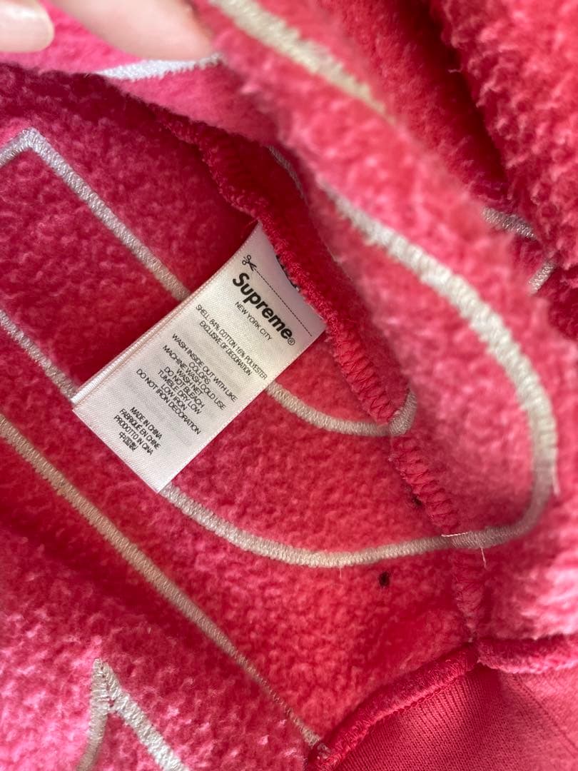 トップス supreme BigLogo Zip Up Hooded Sweatshirt