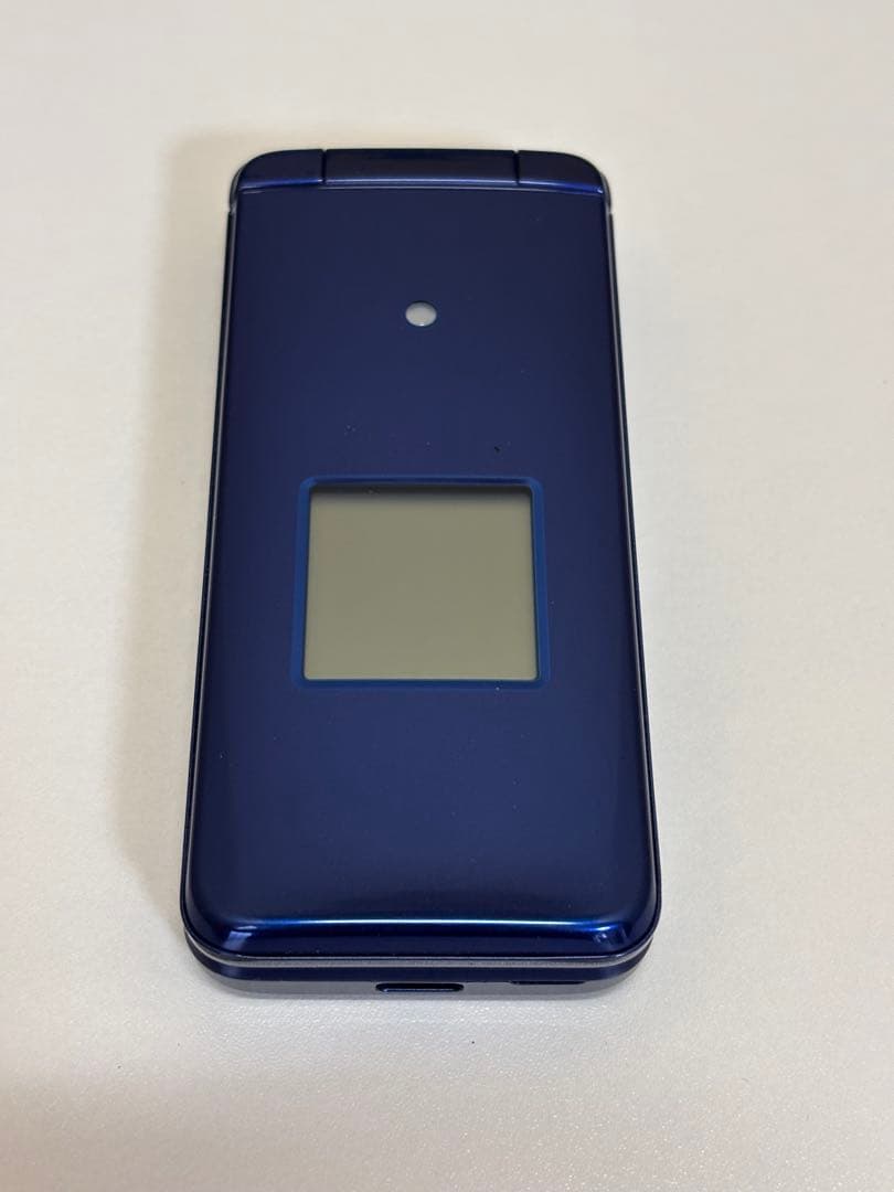 au かんたんケータイ KYF41 青 ガラケー