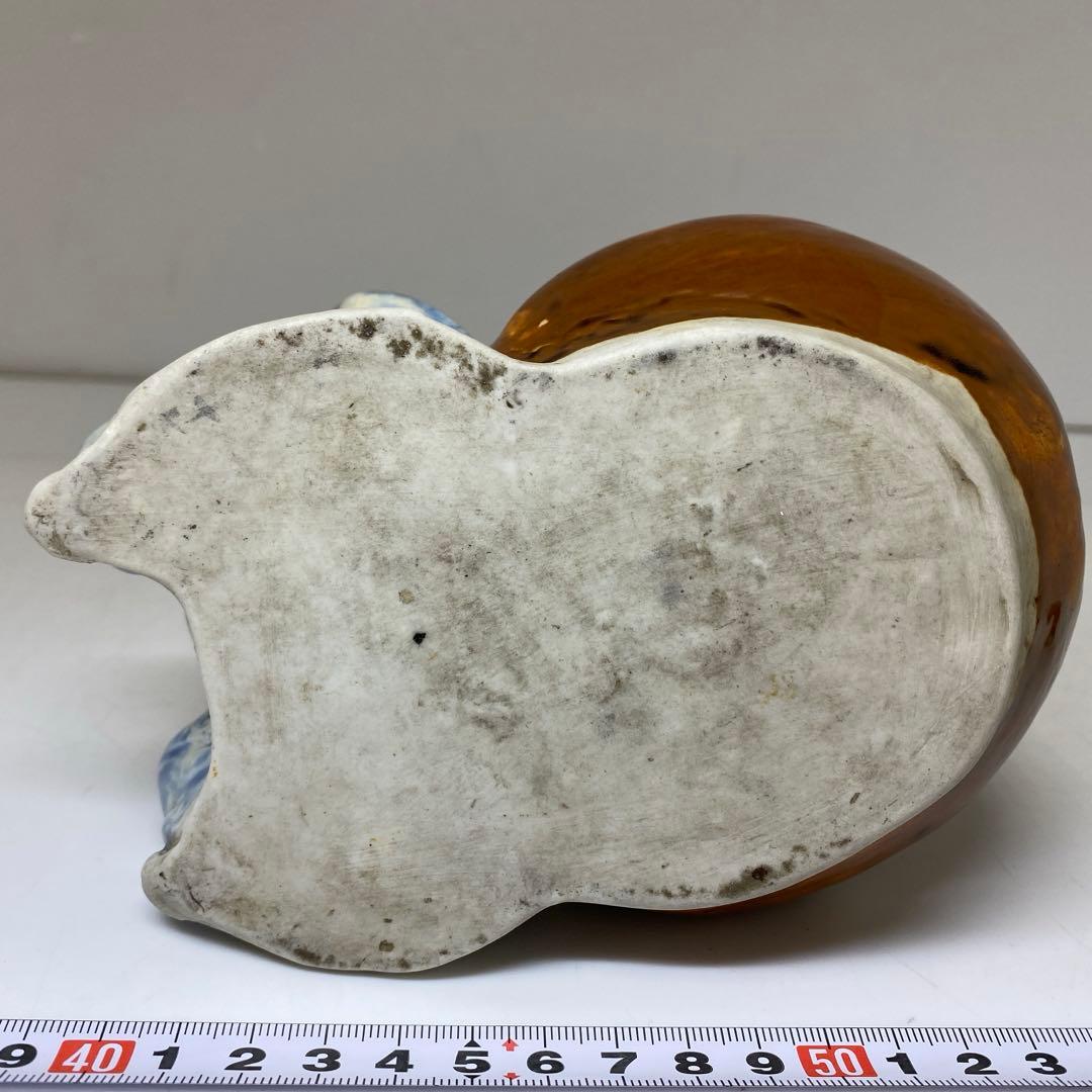 江戸時代 平戸焼水注 人物 高さ約14cm タサチ 東N7-1101☆