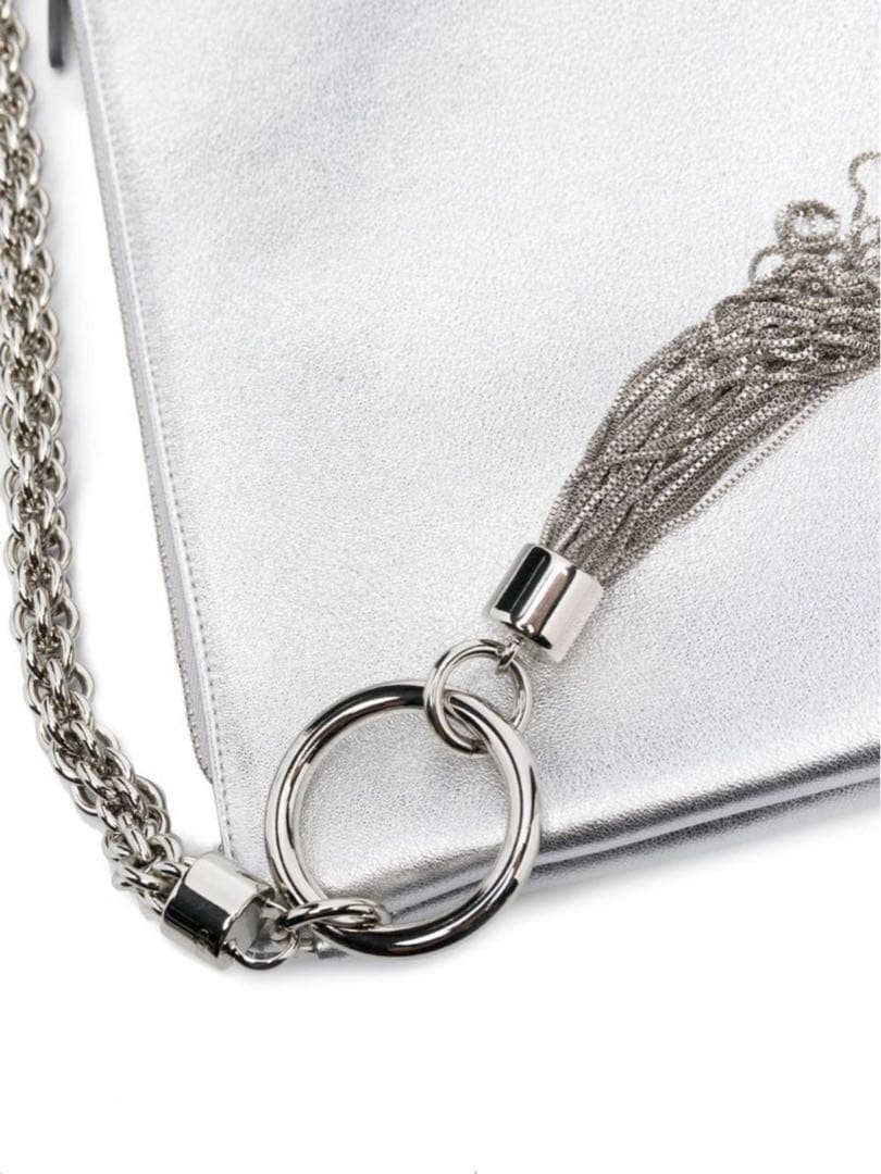 【tc.ka-ka】JIMMY CHOO シルバー クラッチバッグ