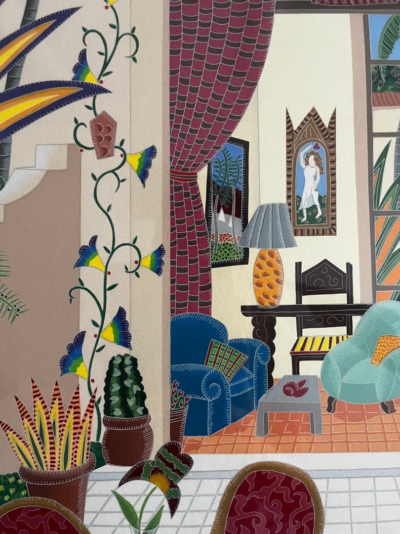 トーマス・マックナイト シルクスクリーン「パームビーチスイート 」エディション有