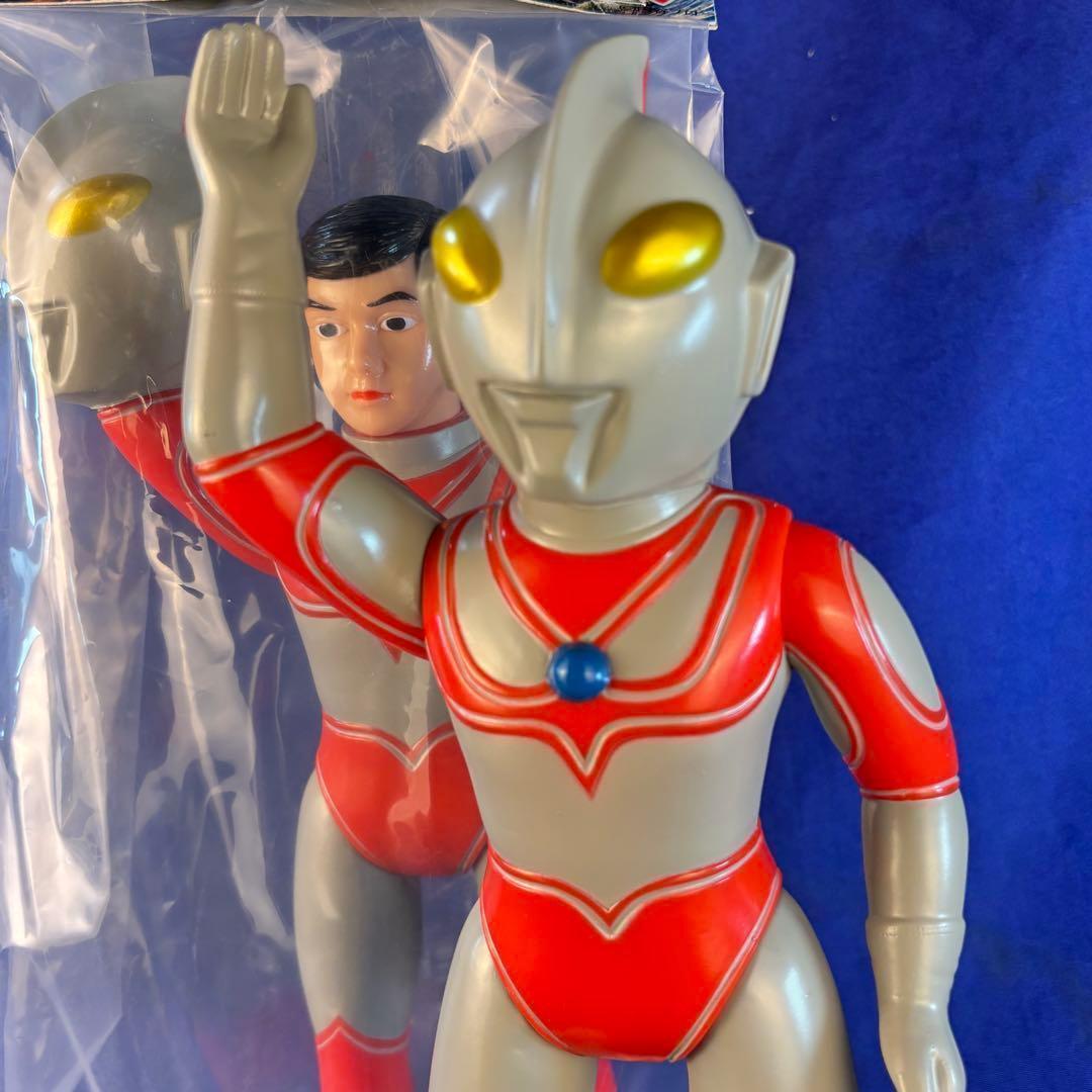 帰ってきたウルトラマン マスク取れ ソフビ ブルマァク復刻 帰ってきた