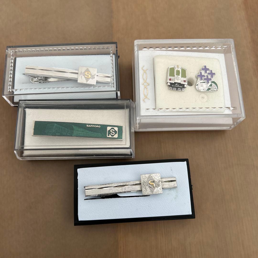 札幌市営地下鉄　ピンバッジ　ネクタイピン