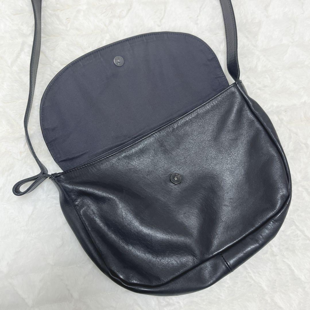 最終値下げ　クラスカCLASKA \"DO\" 松澤 紀美子さんポシェット レザー黒