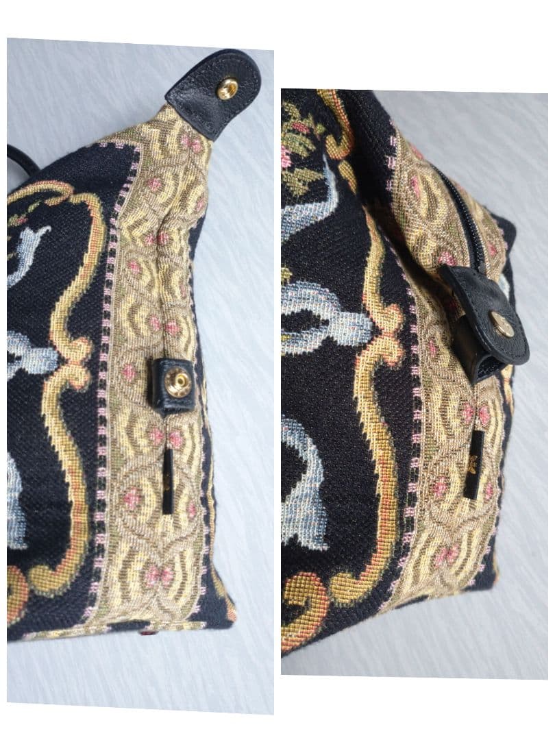 【新品】シンクビー ゴブラン織り ボストン/ハンドバッグ/ハンドバッグ