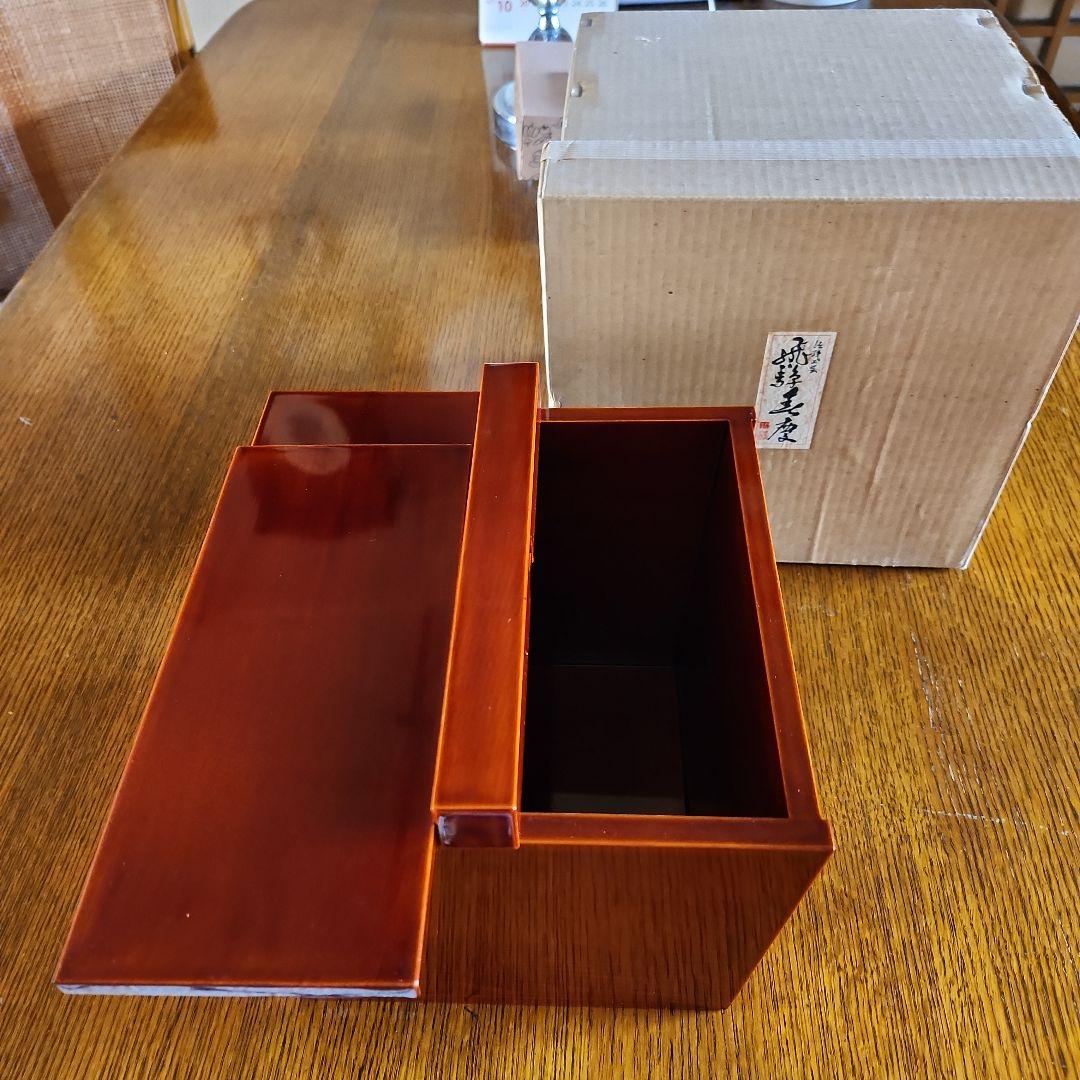 飛騨春慶塗り水指