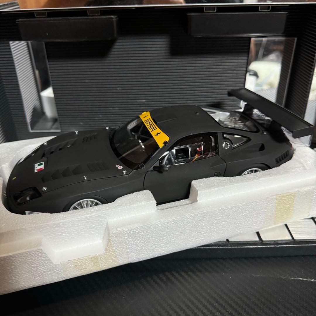 絶版 未展示品 京商 1/18 フェラーリ 575 GTC マットブラック