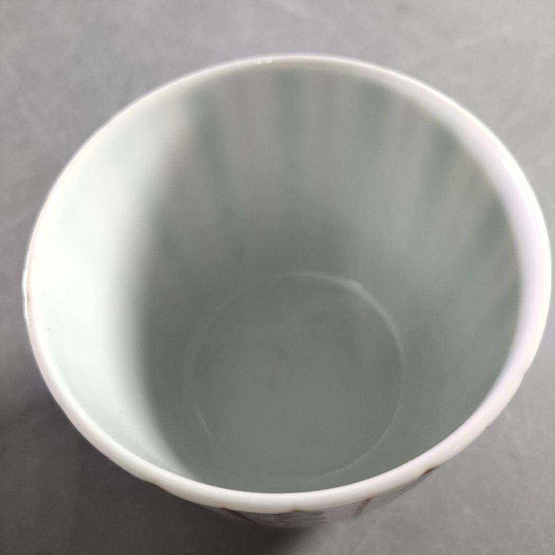 A894-4/平安松斎 造/鉄絵線文/蒸茶碗/蓋茶碗/5客/ - メルカリ