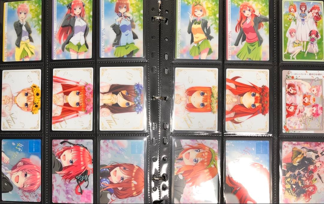 五等分の花嫁　ウエハース　カード