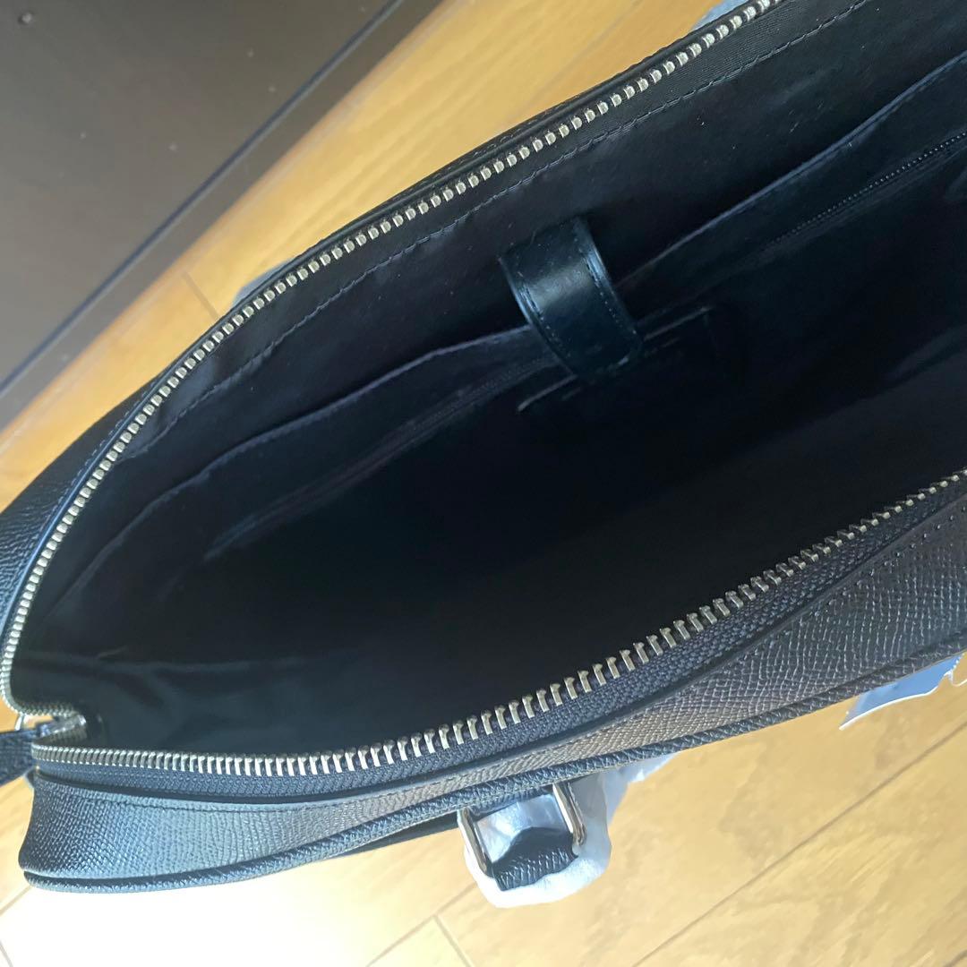 【新品】COACH 2wayブリーフケース ブラック ビジネスバッグ