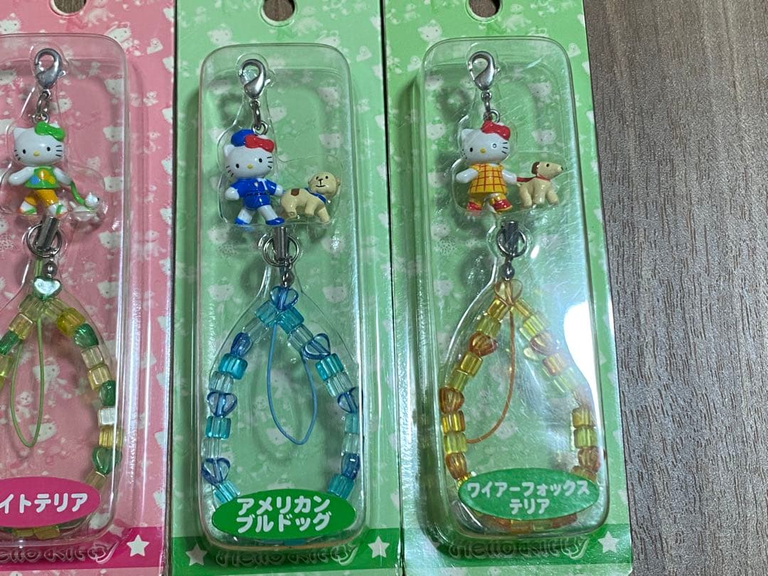 ハローキティ ストラップ 犬と散歩 9種類