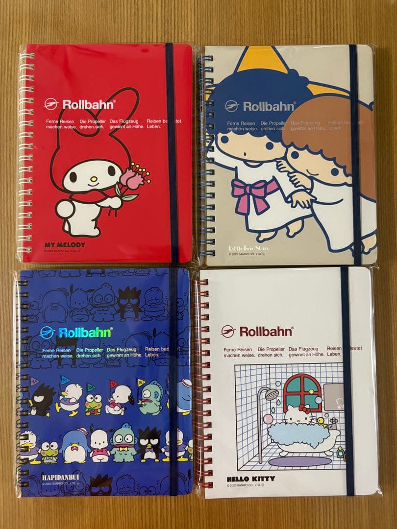 サンリオキャラクター ロルバーン ポケット付メモ L4点セット