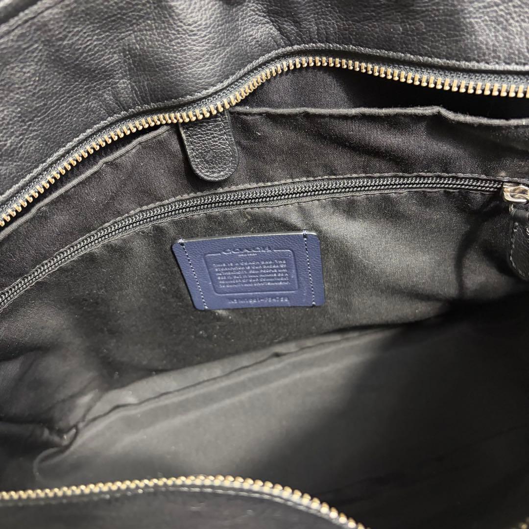 未使用級美品 コーチ メトロポリタン 2way ビジネスバッグ オールレザー