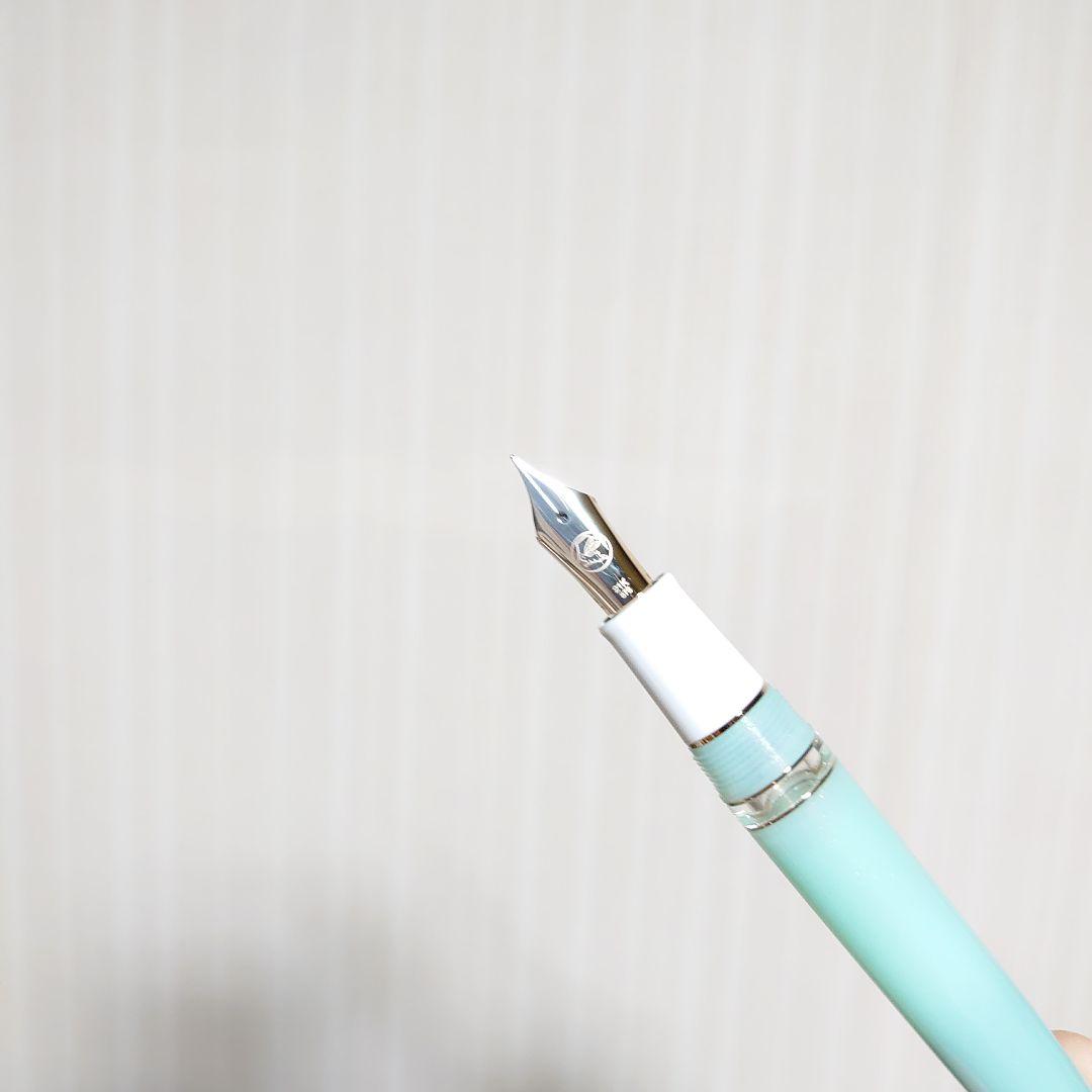 pentonoteオリジナル万年筆 しのぶの翠色。セーラー プロギアレアロ 新品